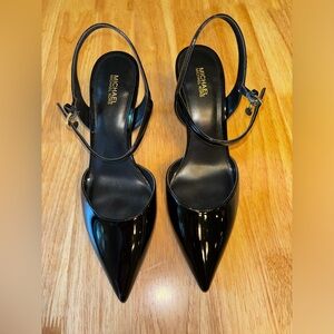 Michael Kors Patent Black Heels